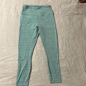 NoBull High Rise Crop Leggings- Oil Blue Melange